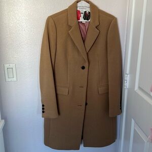 J Crew Wool Camel Coat
